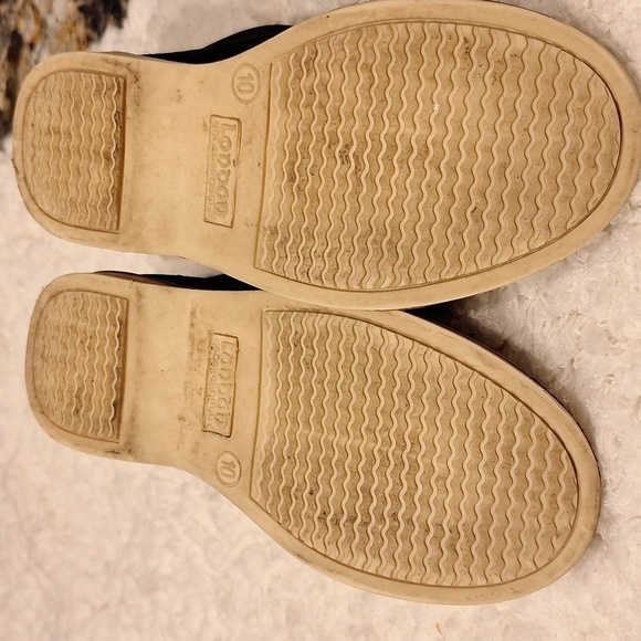 Boys London hook and loop black shoes size 10 - Picture 3 of 5